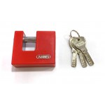 Λουκέτο Τάκου Abus 868 με Πλαστική επένδυση και Κλειδί Ασφαλείας