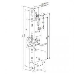 Abloy EL404 Ηλεκτρική Κλειδαριά Solenoid 