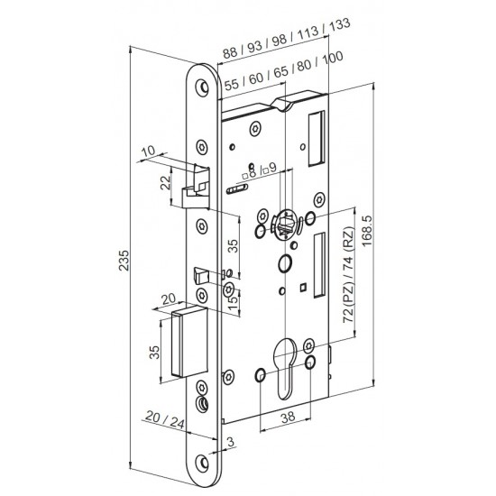 Abloy EL518 Κλειδαριά  Motorised 