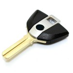 Κέλυφος Κλειδιού Μηχανής Bmw με Υποδοχή για Chip Immobilizer - Μαύρο