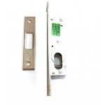 Cisa 45010 Κλειδαριά για συρόμενες Πόρτες με γάντζο και Υποδοχή για οβάλ Κύλινδρο (παπαγαλάκι)