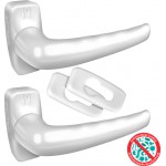 Σετ Αντιμικροβιακά πόμολα Domus 6210 Euro με ροζέτα