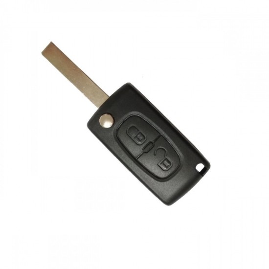Κέλυφος Κλειδιού Αυτοκινήτου Fiat με 2 Κουμπιά Αναδιπλούμενο - Λάμα HU83