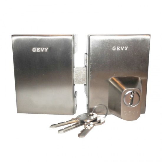 Gevy 118.057 Πρόσθετη Κλειδαριά Γυάλινης πόρτας με απλό Defender