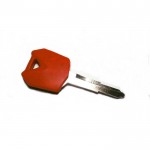 Κέλυφος Κλειδιού Μηχανής Kawasaki με Υποδοχή για Chip Immobilizer - Κόκκινο