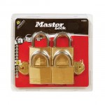 Σετ 4 Λουκέτα  50mm Masterlock 150Q με το Ίδιο Κλειδί