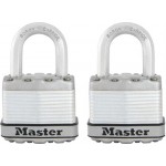 Σετ 2 Λουκέτα Masterlock Excell M1EURT Υψίστης Ασφάλειας 45mm με το ίδιο κλειδί