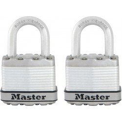 Σετ 2 Λουκέτα Masterlock Excell M1EURT Υψίστης Ασφάλειας 45mm με το ίδιο κλειδί