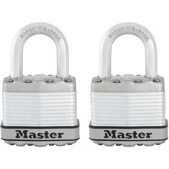 Σετ 2 Λουκέτα Masterlock Excell M1EURT Υψίστης Ασφάλειας 45mm με το ίδιο κλειδί