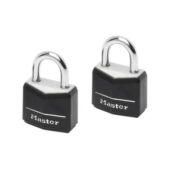 Σετ 2 Λουκέτα Masterlock 912010112 με το ίδιο κλειδί και κάλλυμα Προστασίας