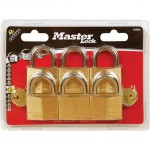 Σετ 6 Λουκέτα 40mm Masterlock 140EURSIX με το Ίδιο Κλειδί