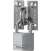 Σετ Λουκέτο Αλουμινίου Masterlock 40mm μαζί με γωνιακή Θηλιά 914060RD