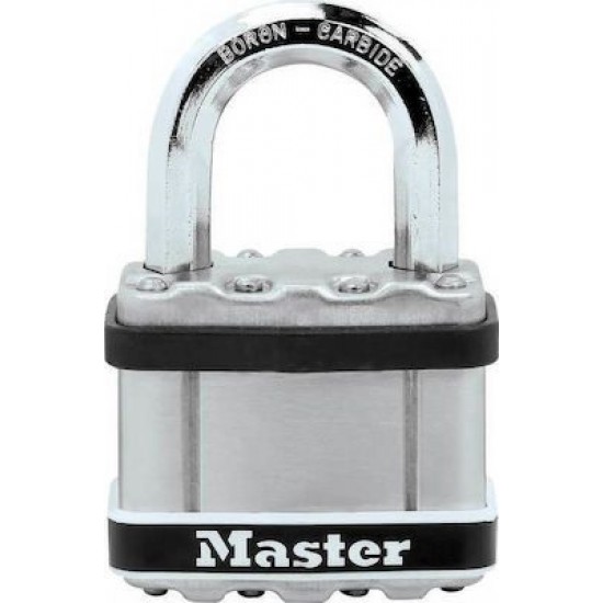 Ναυτιλιακό Λουκέτο Masterlock Excell 51mm Λαμινέ Ανοξείδωτο Boron - M50300112