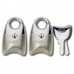 Σετ 2 Λουκέτα Masterlock 20mm με το ίδιο κλειδί για Αποσκευές