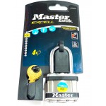 Μακρύλαιμο Ναυτιλιακό Λουκέτο Masterlock Excell 44mm Λαμινέ Ανοξείδωτο Boron - M1EURDLFSTS