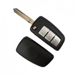 Κέλυφος Τηλεκοντρόλ Nissan με 3 Κουμπιά Αναδιπλούμενο- Λάμα NSN14