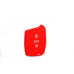 Θήκη Σιλικόνης Κλειδιού Αυτοκινήτου Seat-Skoda-Volkswagen με 3 κουμπιά