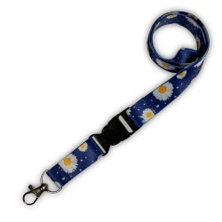 Μπρελόκ Ιμάντας Λαιμού - Μαργαρίτες