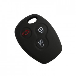 Θήκη Σιλικόνης Κλειδιού Αυτοκινήτου Renault-Dacia με 3 Κουμπιά