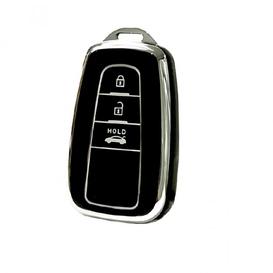 Προστατευτική Θήκη TPU Κλειδιού Αυτοκινήτου τύπου Toyota με 3 κουμπιά