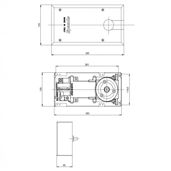 Μηχανισμός Επαναφοράς-Σούστα Δαπέδου Casma Speedy M25