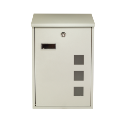 Γραμματοκιβώτιο Εξωτερικού Χώρου F.F Group με παραθυράκι 25x10x40cm