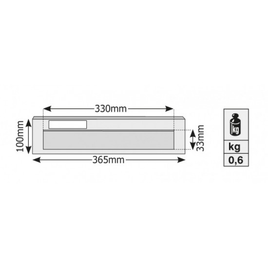 Γραμματοκιβώτιο Θυρίδα Μπάρι 805 - Inox