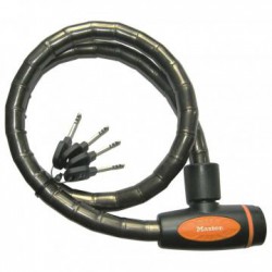 Κλειδαριά ΜοτοποδηλάτουMasterlock 8228Eurd με Ατσάλινο Συρματόσχοινο εσωτερικά