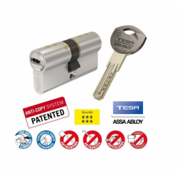 Κύλινδρος Ασφαλείας  Assa Abloy Tesa ΤΧ7P με 5 Κλειδιά & Κάρτα Ιδιοκτησίας 