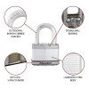 Master Lock Excell M15EURDLF Ατσάλινο Λουκέτο Πέταλο με Κλειδί 64mm