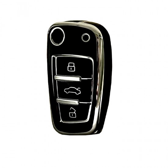Προστατευτική Θήκη TPU Κλειδιού Αυτοκινήτου τύπου Audi με 3 κουμπιά