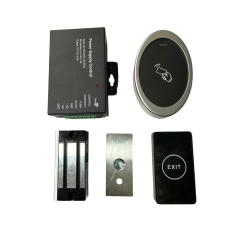 Ηλεκτρομαγνήτης YM-60N μαζί με Καρταναγνώστη NT-180, Τροφοδοτικό και Μπουτόν Εξόδου - Σετ