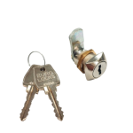 Eurolock Κυλινδράκι 034.006.00002 με Παξιμάδι 25mm & ίσιο Λαμάκι για Μεταλλικό Ντουλάπι