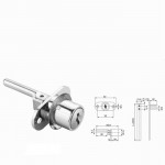 KRS 170247 Κλειδαριά Συρταριέρας 19x20mm