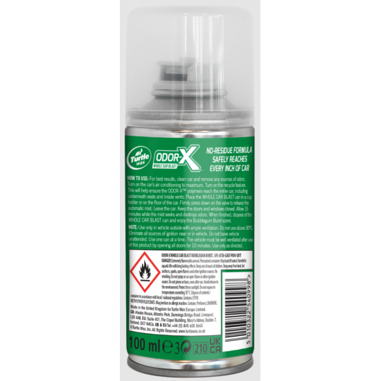 Odor-X Fogger Bubblegum 100ml – Εξουδετερωτής Οσμών & Αρωματικό Χώρου / Αυτοκινήτου