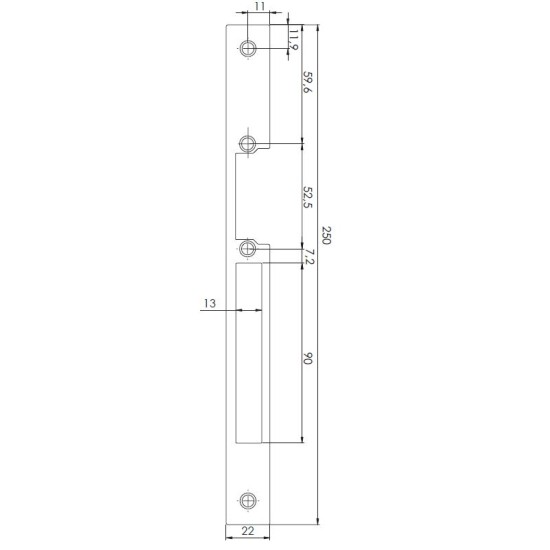 Dorcas Ηλεκτρικό Κυπρί Στενό με Διακόπτη (S99)
